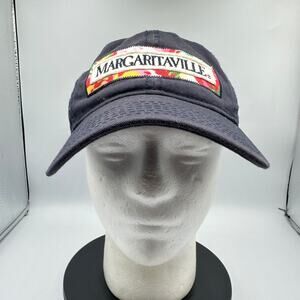 Margaritaville Hat Men's Adjustable Blue Baseball Cap Floral Patch Tropical